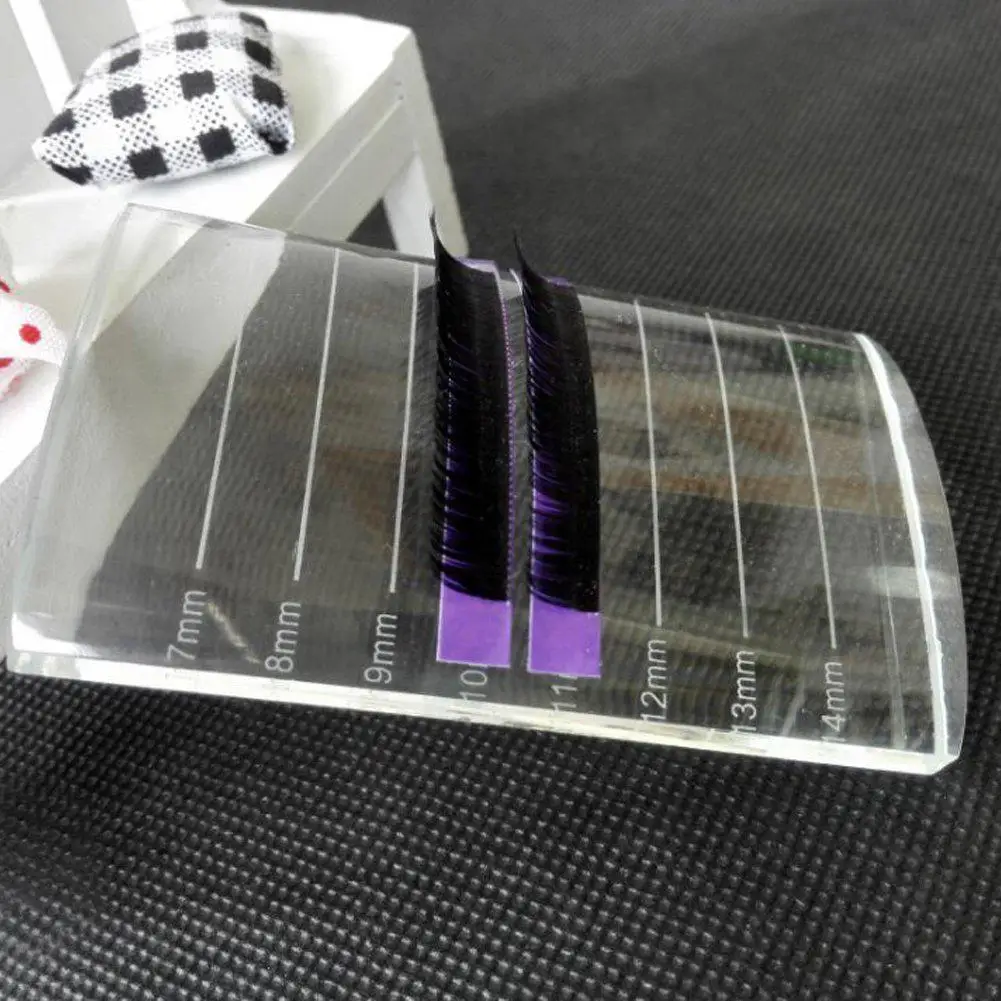 

Natural Portable Glass False Eyelash Length Extensions Adhesive Glue Pallet Holder Cosmetic Tools