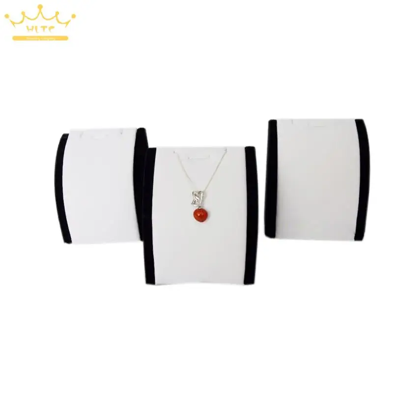 

Wholesale 10pcs/lot Fashion Velvet Jewelry Necklace Pendant Drop Chain Display Holder Standing Stand