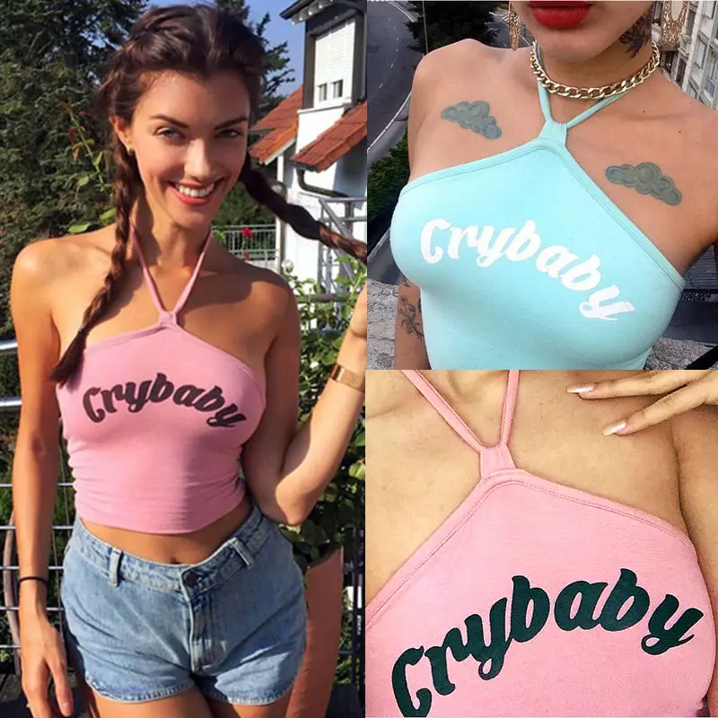 Летняя женская одежда Топы Boho Повседневная майка с бретельками без рукавов