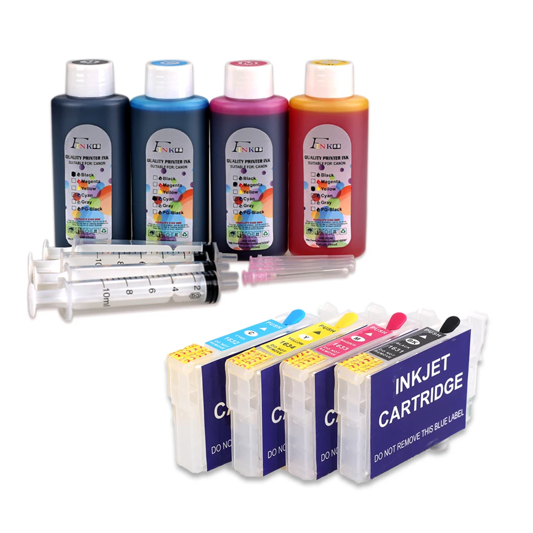 16XL чернильные наборы для заправки работают с оригинальным зеркальным