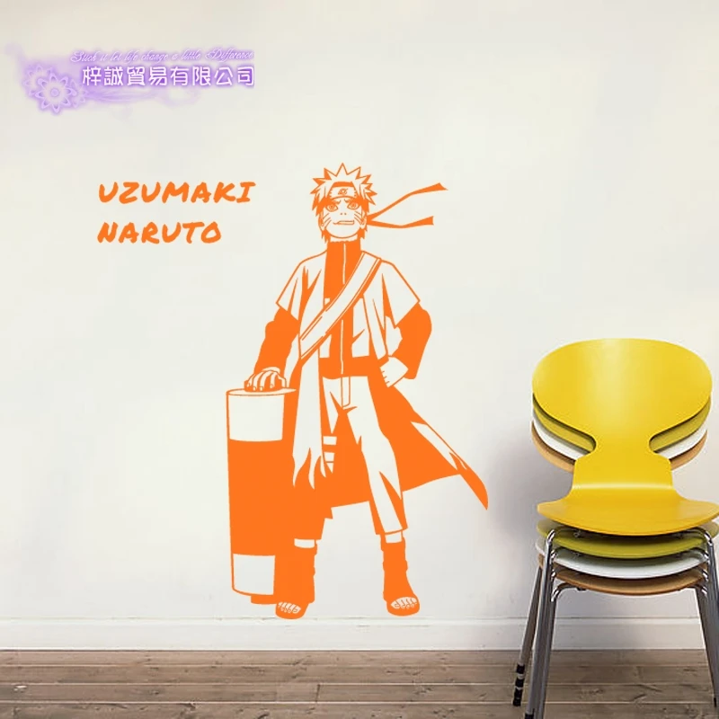 Виниловые наклейки на стену Наруто декоративные украшения для дома аниме