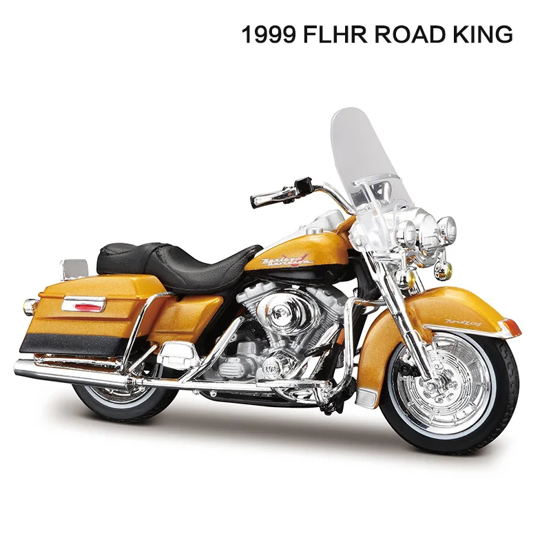 1999 FLHR ROAD Maisto 1:18 Модель мотоцикла велосипед игрушка для Harley street 750 1980 FLT Тур Glide Road king специальный 1999 FLHR ROAD KING - Цвет: 1999 FLHR ROAD