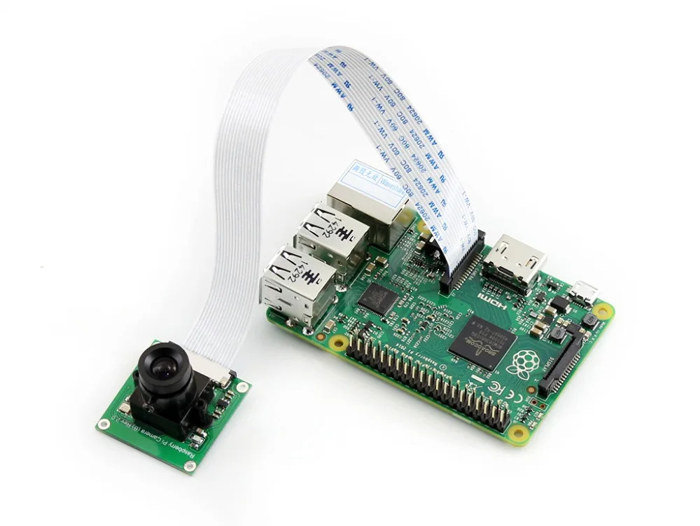 Камера RPi 2 шт./лот (B) = камера Raspberry Pi 5 мегапикселей датчик OV5647 с регулируемой