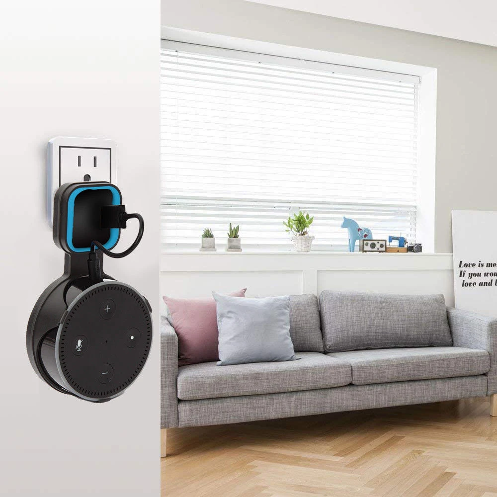 Держатель подставка Экономия пространства для Alexa Echo Dot 3nd поколения и круглые голосовые ассистенты выход настенное крепление, вешалка