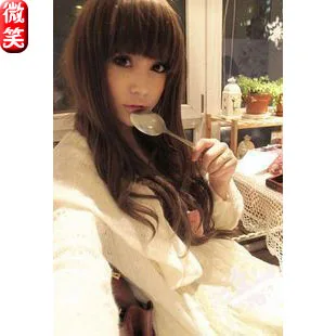 Free shipping Hot girls scroll fluffy wig Liu Qi female fashion model woman Haircare Variety |