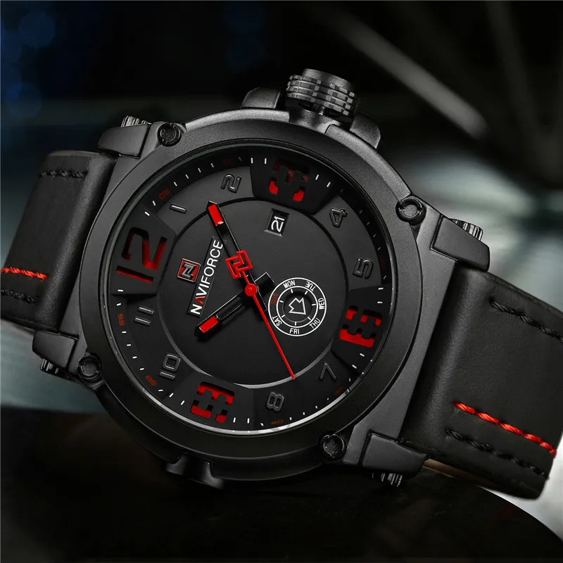 Relogio Masculino NAVIFORCE мужские часы спортивные водонепроницаемые военные армейские