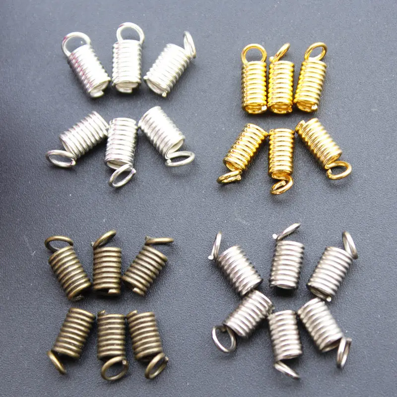 Крепежный шнур для изготовления ювелирных изделий катушка пружинных обжимных