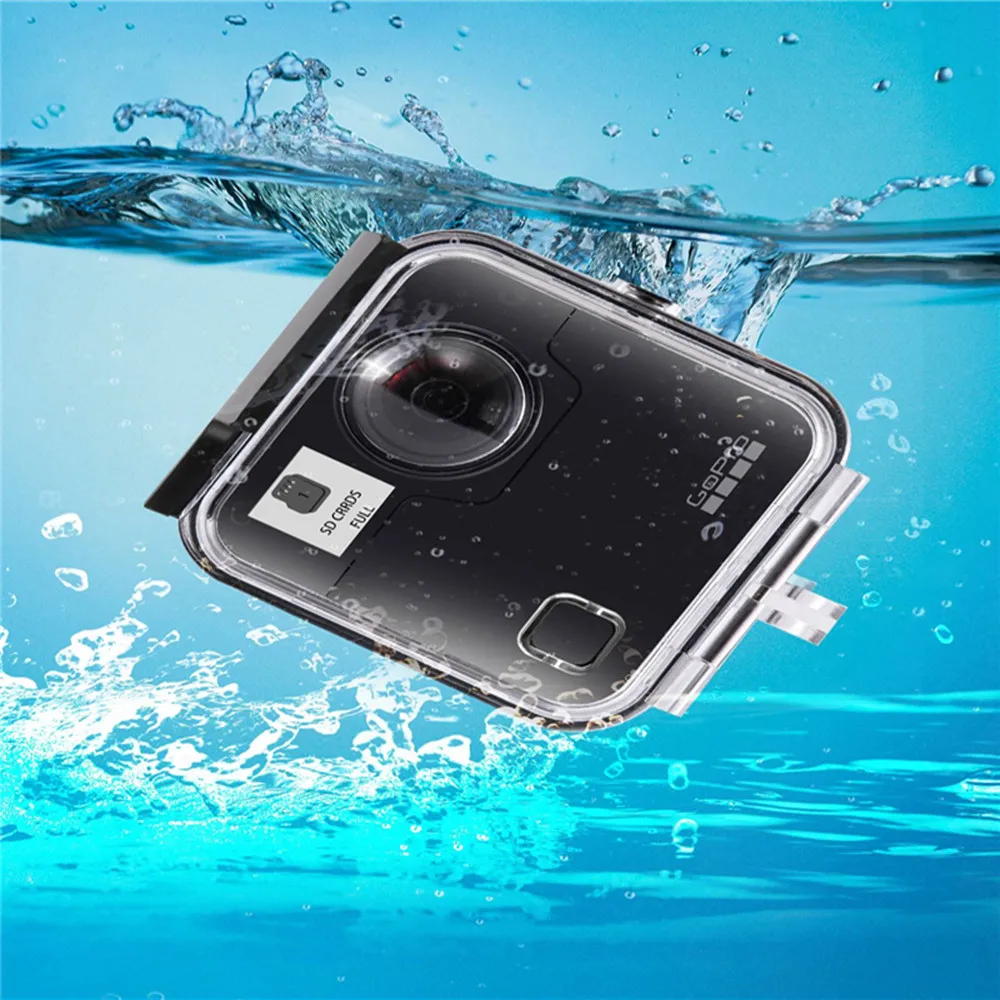40 м водонепроницаемый корпус чехол для Gopro Fusion 360 Камера Подводная коробка задняя
