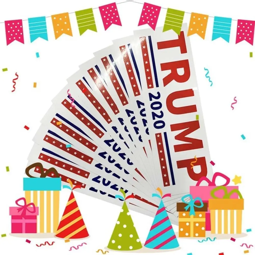 10 шт. наклейка на бампер Дональд Трамп для президента 2020 года Keep Make America отличная