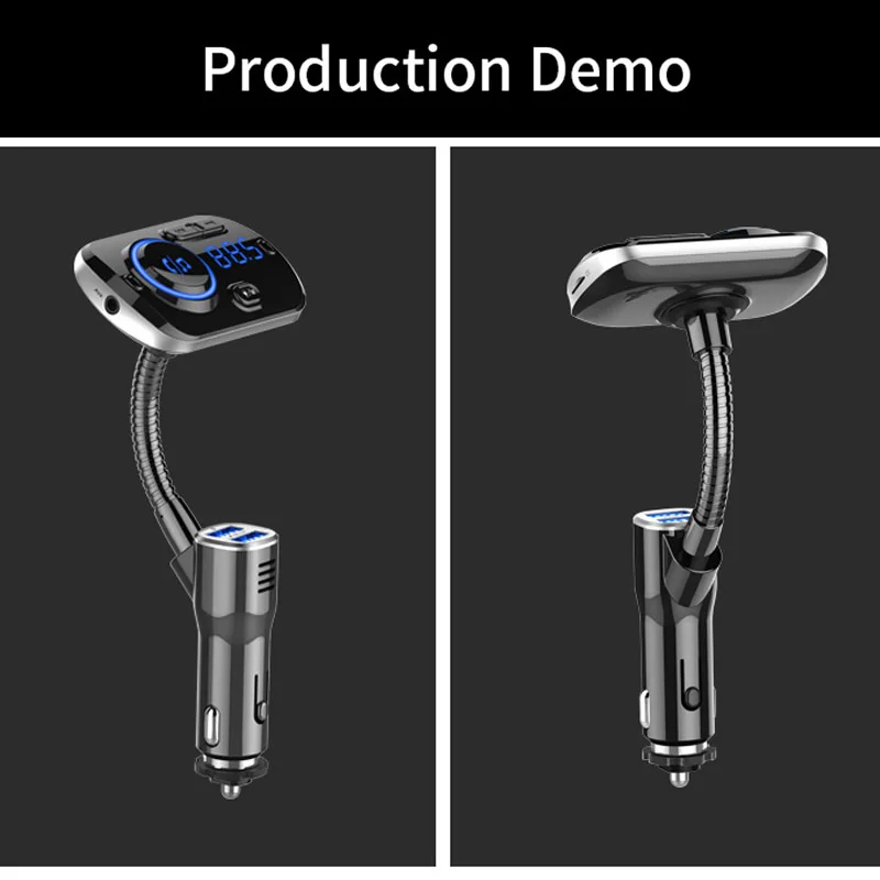 JaJaBor fm передатчик беспроводной A2DP MP3 аудио музыкальный плеер Bluetooth 5 0