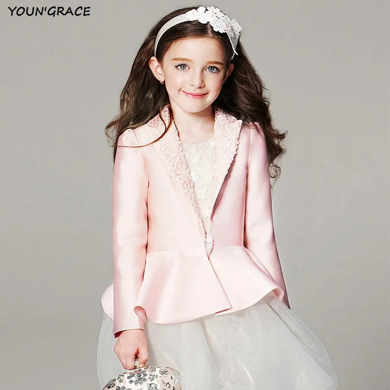 2018 брендовый Блейзер высшего качества для девочек формальный свадебный