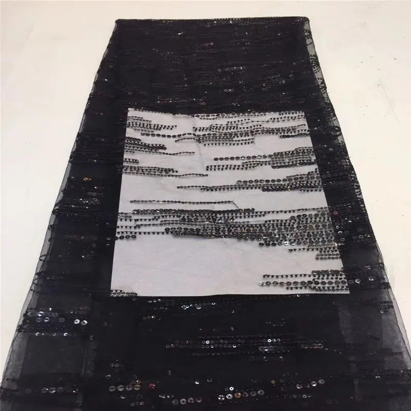 African Lace Fabric Sequins Net High Quality Sequin for 2019 French 5 yards/piece 1708 | Дом и сад
