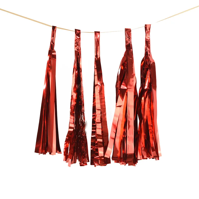 5pcs Red 1 комплект бумажные салфетки для рукоделия подвесная гирлянда разноцветные баннеры детская игрушка в ванную День Рождения украшения свадьбы ремесло события поставки - Цвет: 5pcs Red