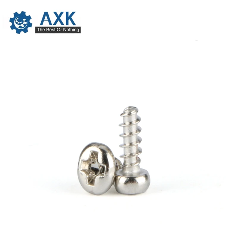 Philips Machine Screw 1000pcs/lot M1.6*2/3/4/5/6/7/8/10/12 Phillips Stainless Steel Stainlness High Quality Service Electrical |