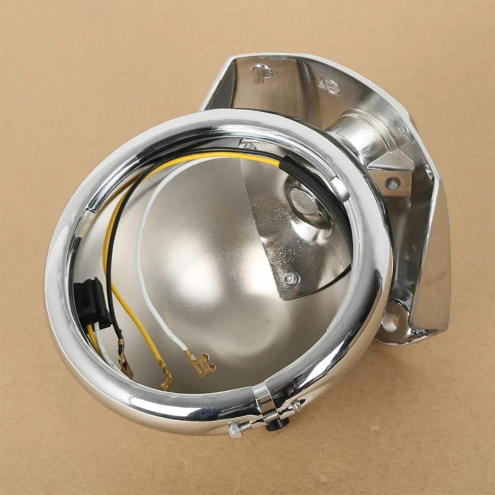 5,7" фара черный корпус ведро W/кронштейн для Harley Davidson модели FLHT EFI FLHTI мотоцикл