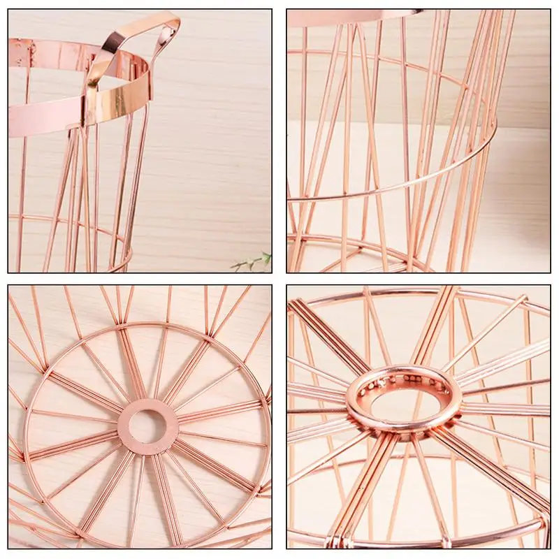 Корзина для хранения из кованого железа в скандинавском стиле корзина белья с