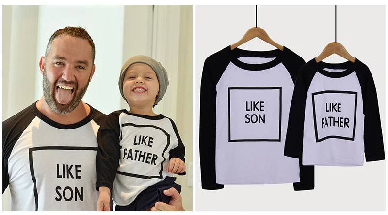 Babyinstar Новинка Лето Семейная комплект для папы и сына Mini Семейная футболка Летняя семейняя одежда для всей семьи Мужская и детская футболка - Цвет: D272