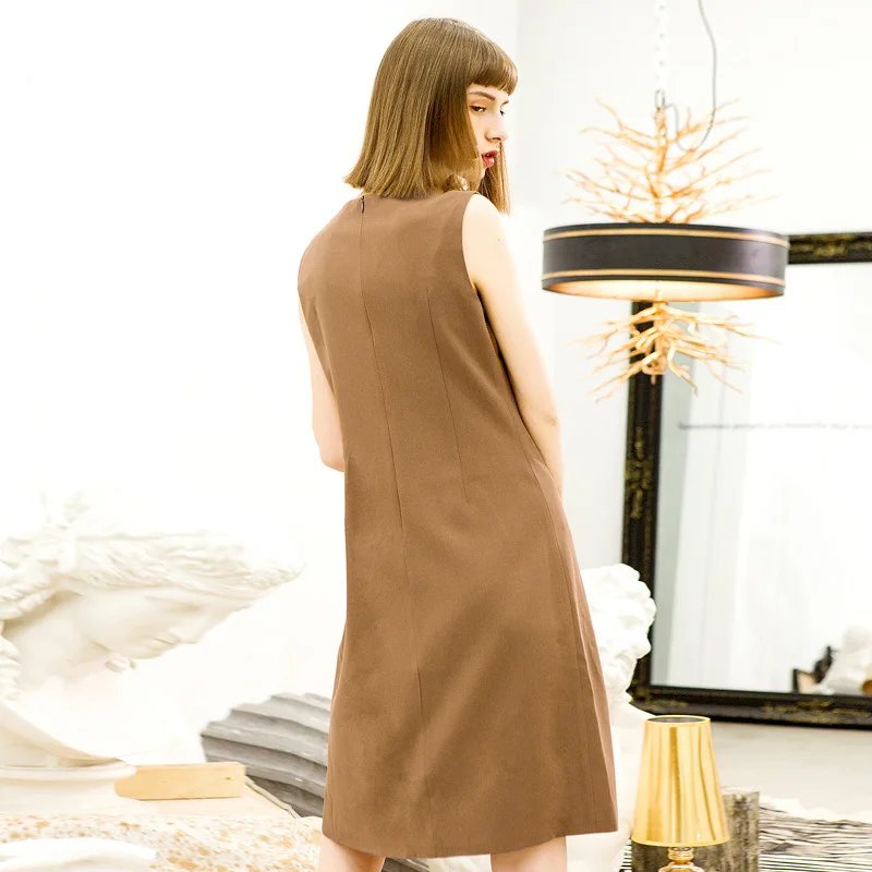 2018 Весна и лето новое поступление тонкий платье европейский американский