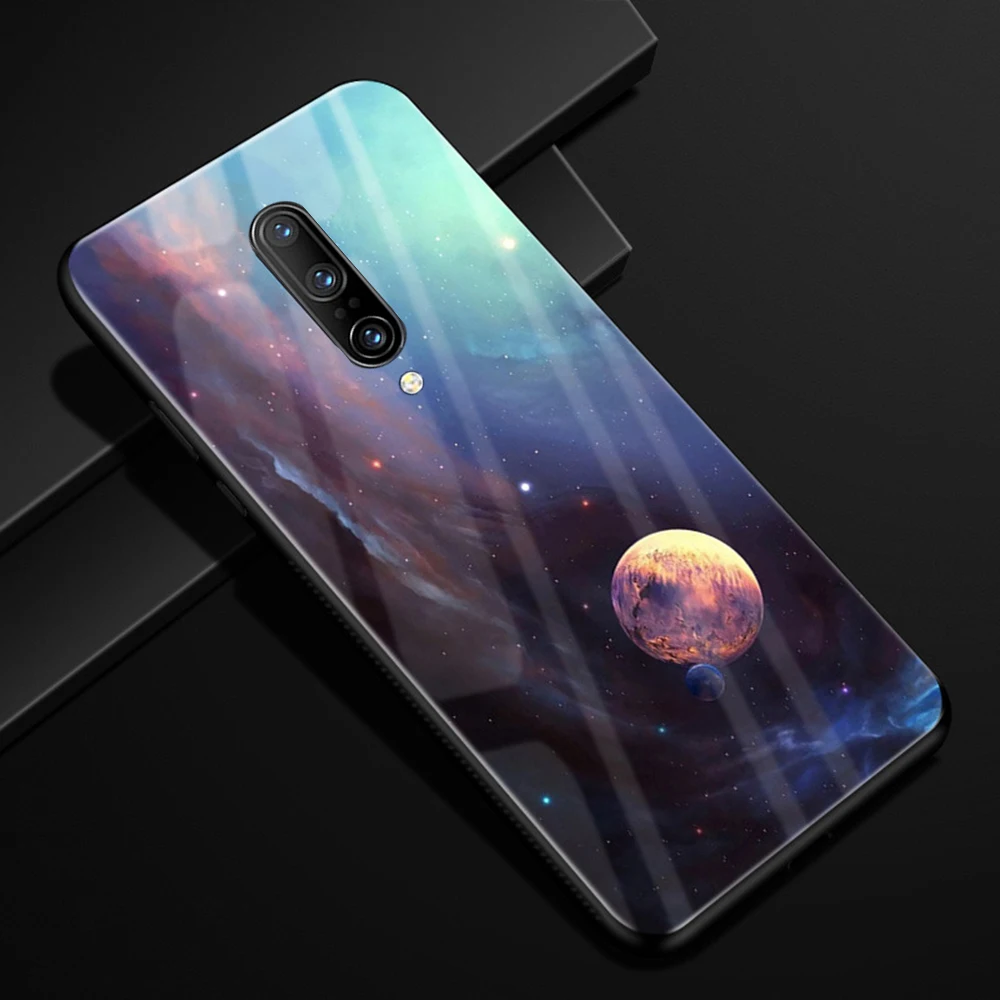 Чехол из закаленного стекла для Oneplus 7 Pro, роскошный защитный противоударный силиконовый чехол из ТПУ+ стекло для Oneplus 6 T, чехол s 1+ 7 6T