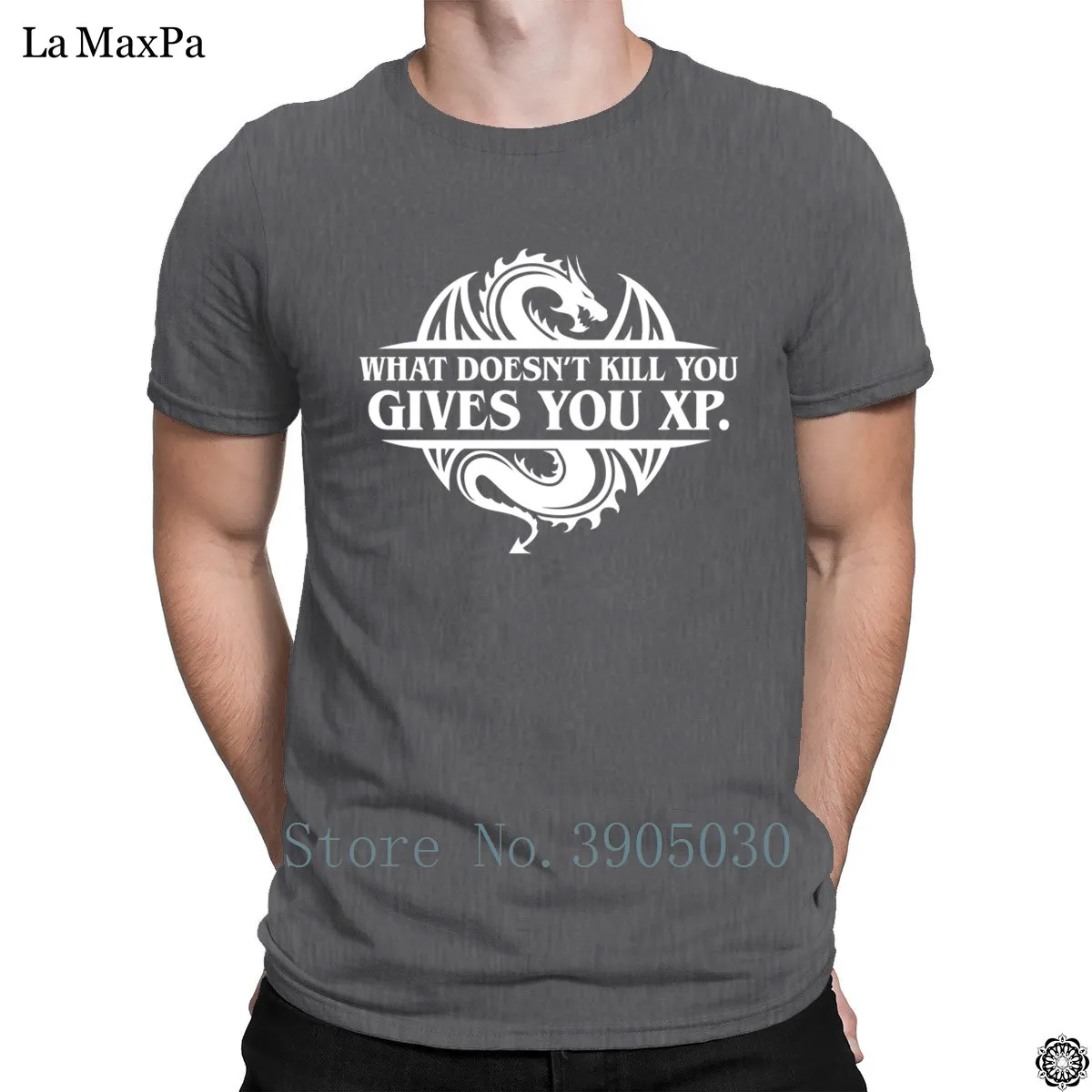 Футболка с надписью What Doesnt Kill You Give You Xp Dnd Slaying Dragons In Dungeon, футболка для мужчин, модная базовая S-3xl