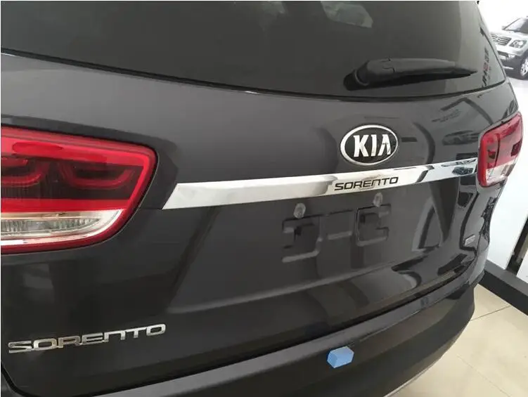 Задний багажник из АБС пластика брикет для KIA Sorento 2015 2016 2017 2018 брикет|Хромирование|