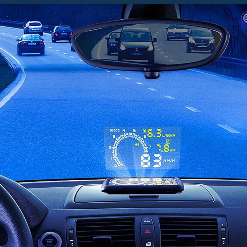 5.5 &quotash 4c автомобилей HUD Head Up Дисплей OBD II проектор Digital Light ускорения