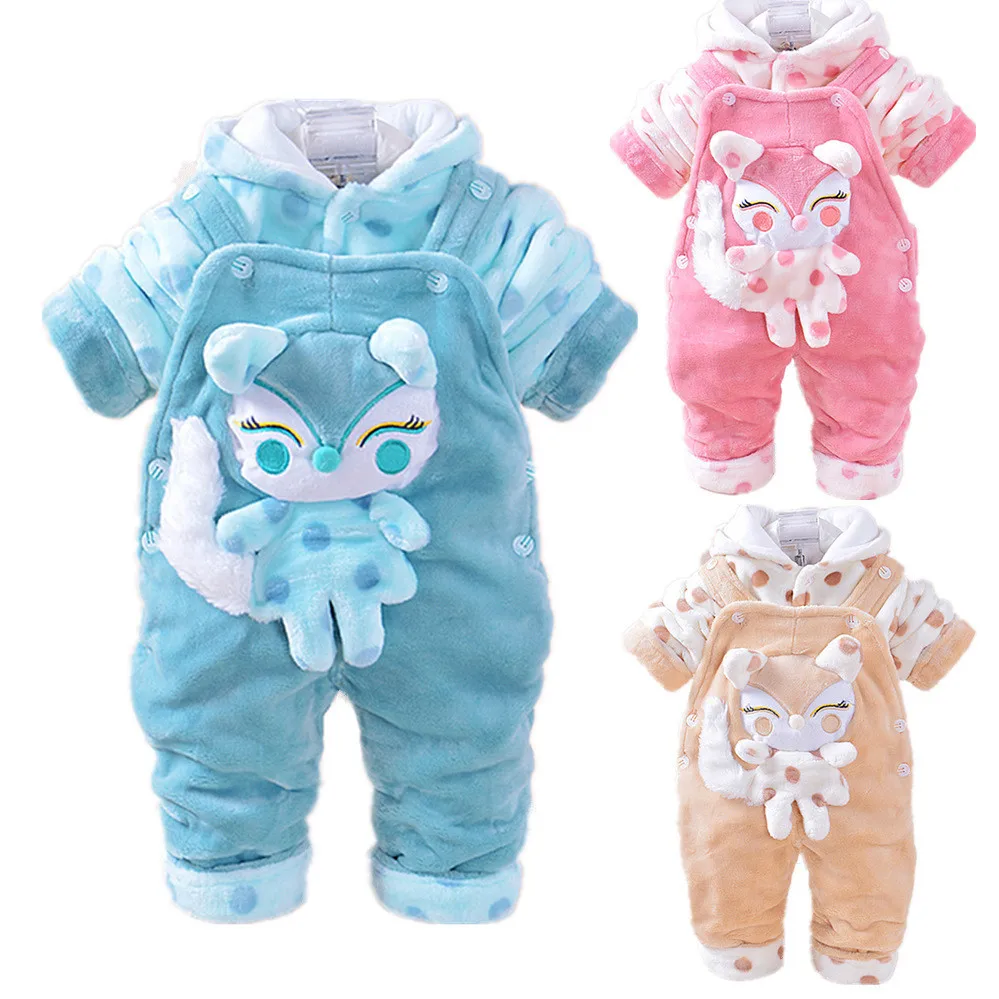 Новый стиль комплекты зимней одежды для малышей пальто с капюшоном и объемным