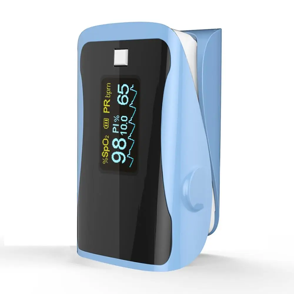 PRO-F9S-blue PRO-F9S монитор для домашнего здоровья, пульсоксиметр, Пальчиковый кислородный пульсоксиметр, Пульсоксиметр SPO2, Пальчиковый оксиметр, несколько цветов - Цвет: PRO-F9S-blue