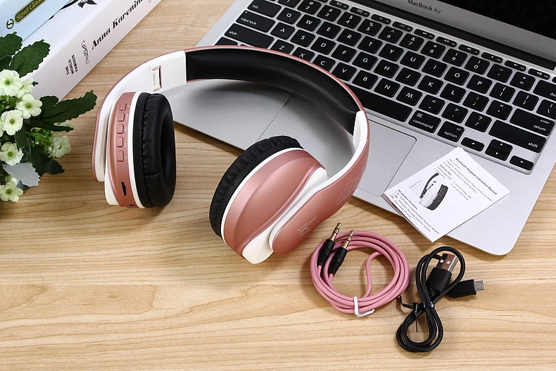 Беспроводная Bluetooth-гарнитура JKR-218B наушники с микрофоном поддержка TF-музыки FM для