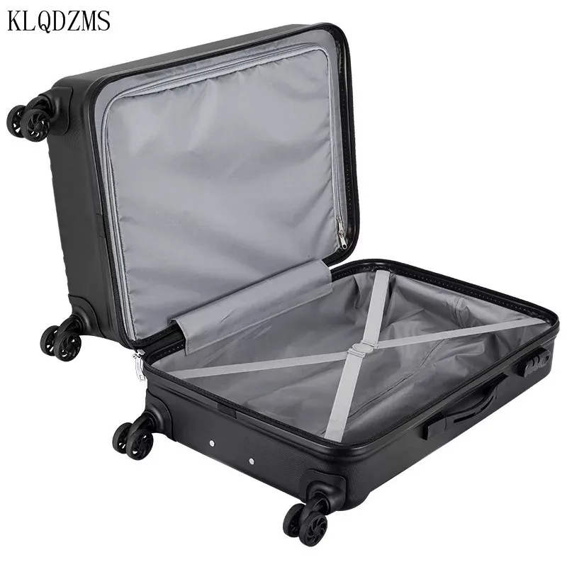 KLQDZMS 24inch Rolling Luggage Women Travel Suitcase Long Way Trip Trolley on Wheel Men Fashion Design mala de viagem | Багаж и сумки