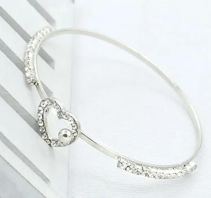 Очаровательные браслеты заготовки для женщин модные ювелирные изделия двойное