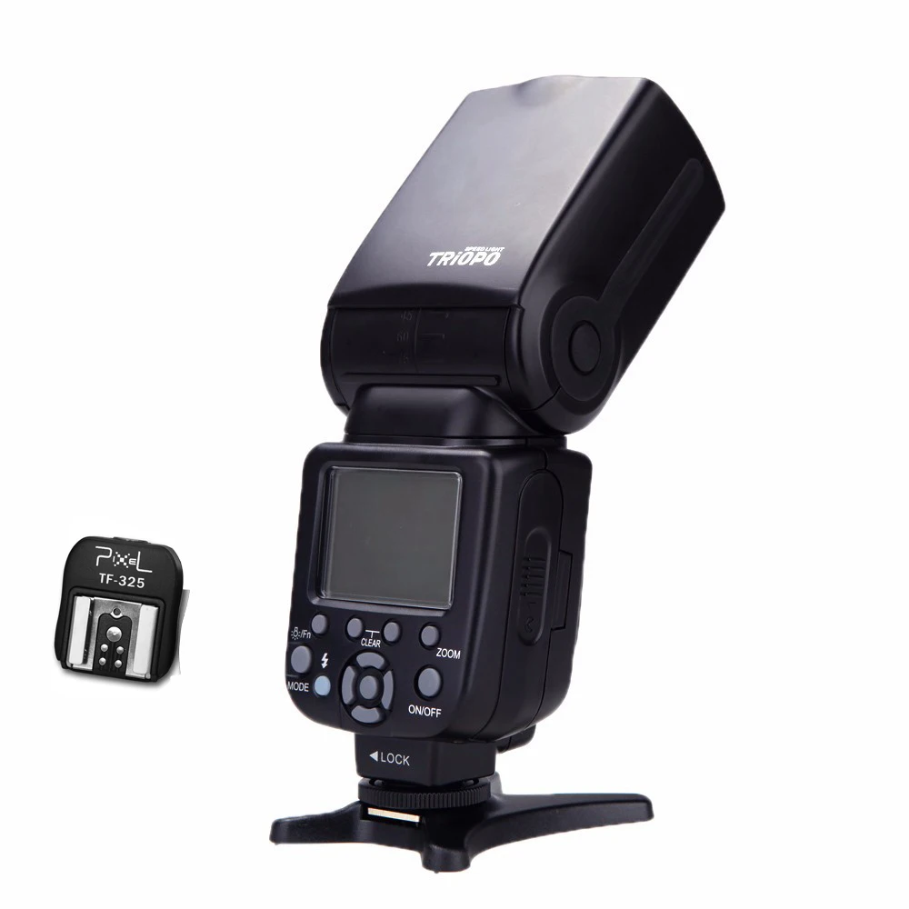 adapter for sony Triopo TR-586EX вспышка Speedlight Speedlite с адаптером горячий башмак для Canon Nikon sony Alpha A900 A700 A550 A500 A380 A350 A330 - Цвет: adapter for sony