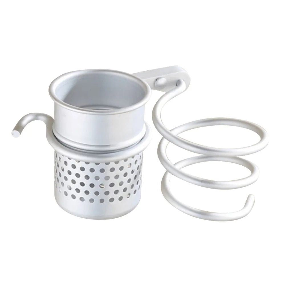 Металлический фен для волос расческа настенный держатель ванной комнаты плоская