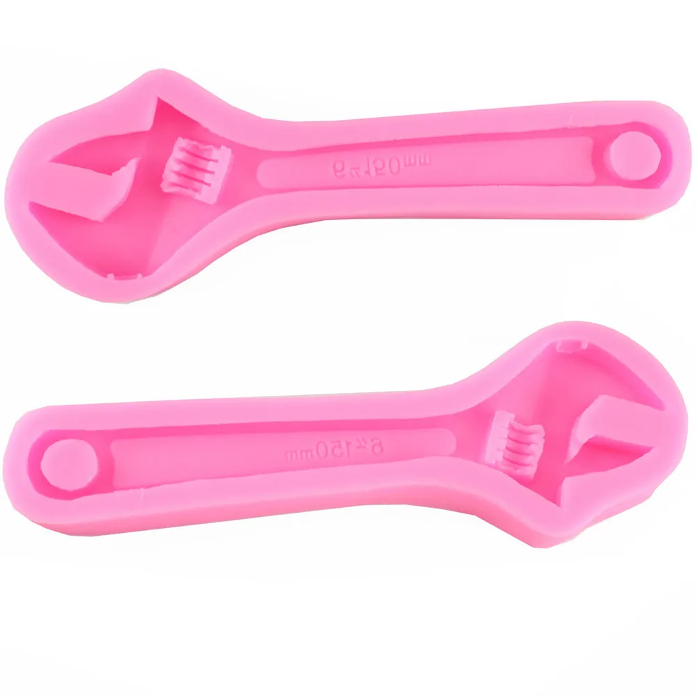 1 шт. форма для торта сделай сам гаечный ключ ножницы силиконовые формы помадки