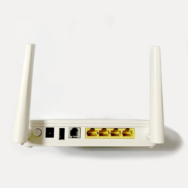 4 шт. huawei GPON ONU HS8546V5 оптоволоконная сеть ont маршрутизатор 4GE+ 1TEL+ 2USB+ Wifi с английской прошивкой такая же функция, как HS8546V