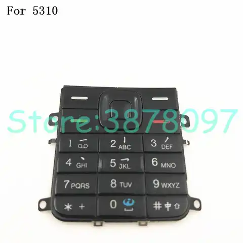 Оригинальный новый корпус для мобильных клавиатур, клавиатуры для Nokia 5310, английская клавиатура