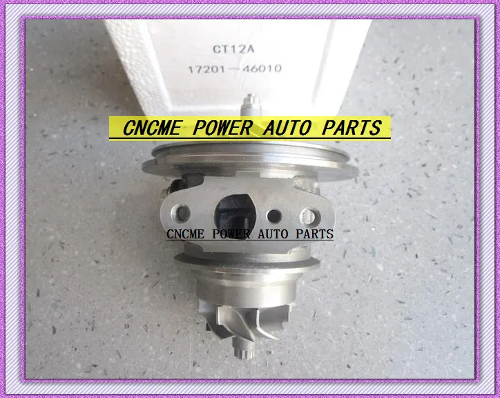 Двойной Турбокомпрессор CHRA CT12A 17201-46010 17201 46010 Для TOYOTA Lexus Soara Soarer Супра 90-1JZ-GTE 1JZGTE 2.5L |