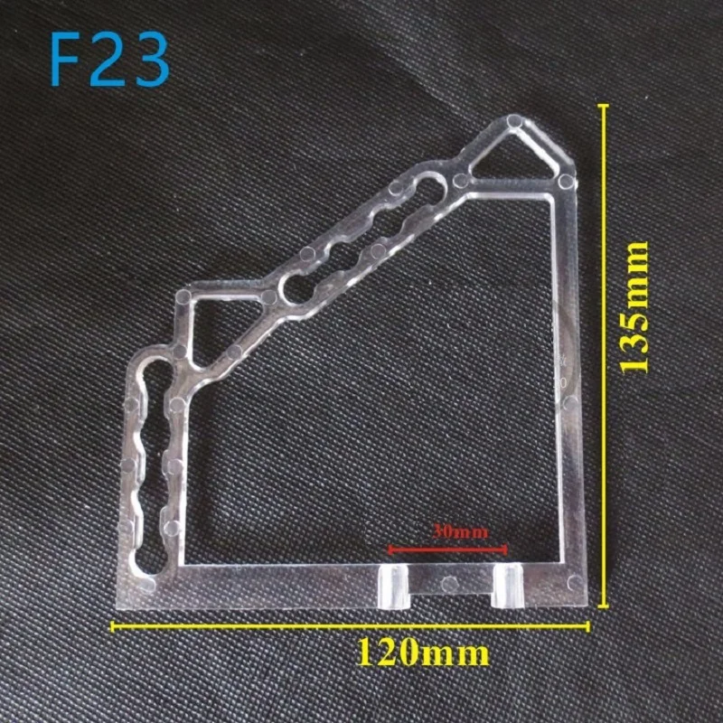 10 шт./лот прозрачный акриловый кронштейн для моделирования крепления стекла