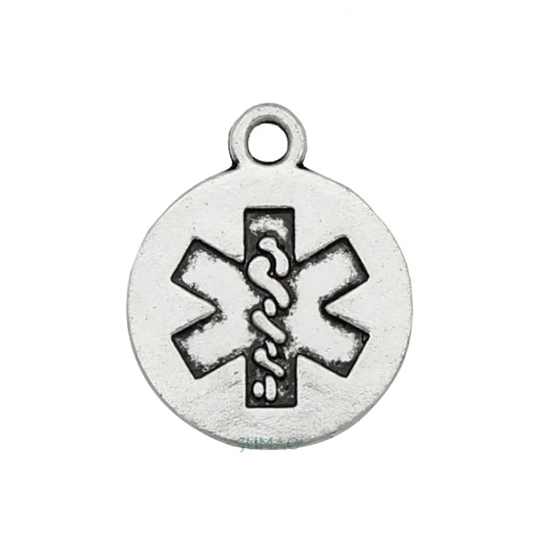 15 шт.- Подвески EMT, античное серебро/бронза/золото предмет первой медицинской помощи подвески, Медицинский символ Плавающие Подвески 21x17 мм