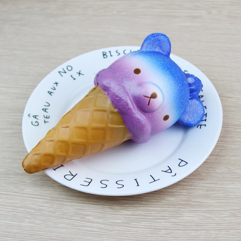 15 см Kawaii Мороженое медведь Ароматические дети мягкие игрушки замедлить рост