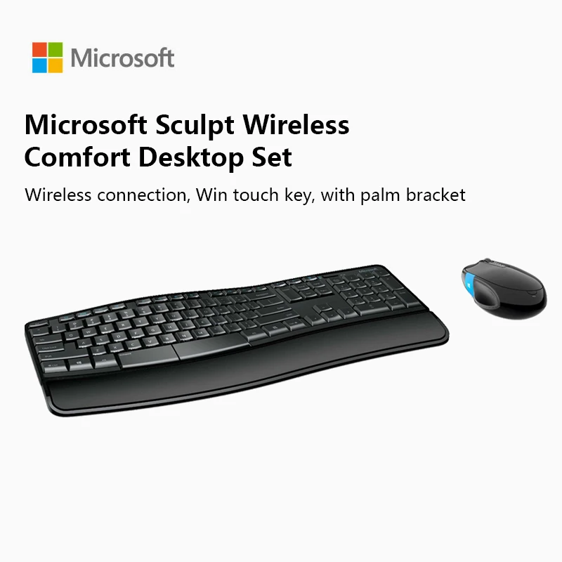 Microsoft Sculpt беспроводной удобный Настольный набор для офиса домашняя компьютерная