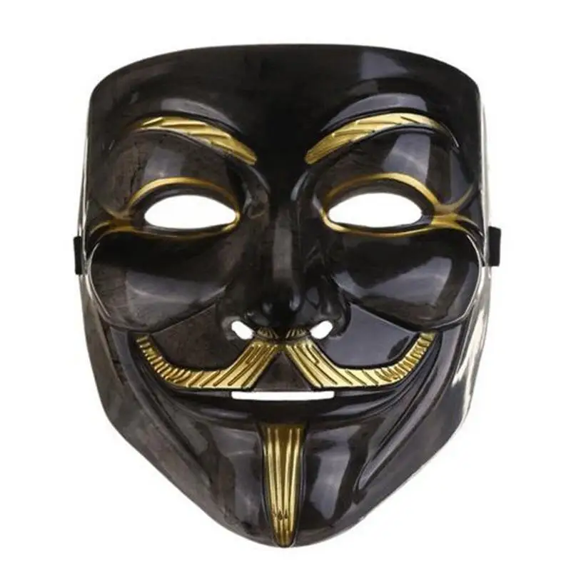Halloween Mask Party Masks V for Vendetta Anonymous Guy Fawkes Fancy Dress Adult Costume Accessory Cosplay | Дом и сад