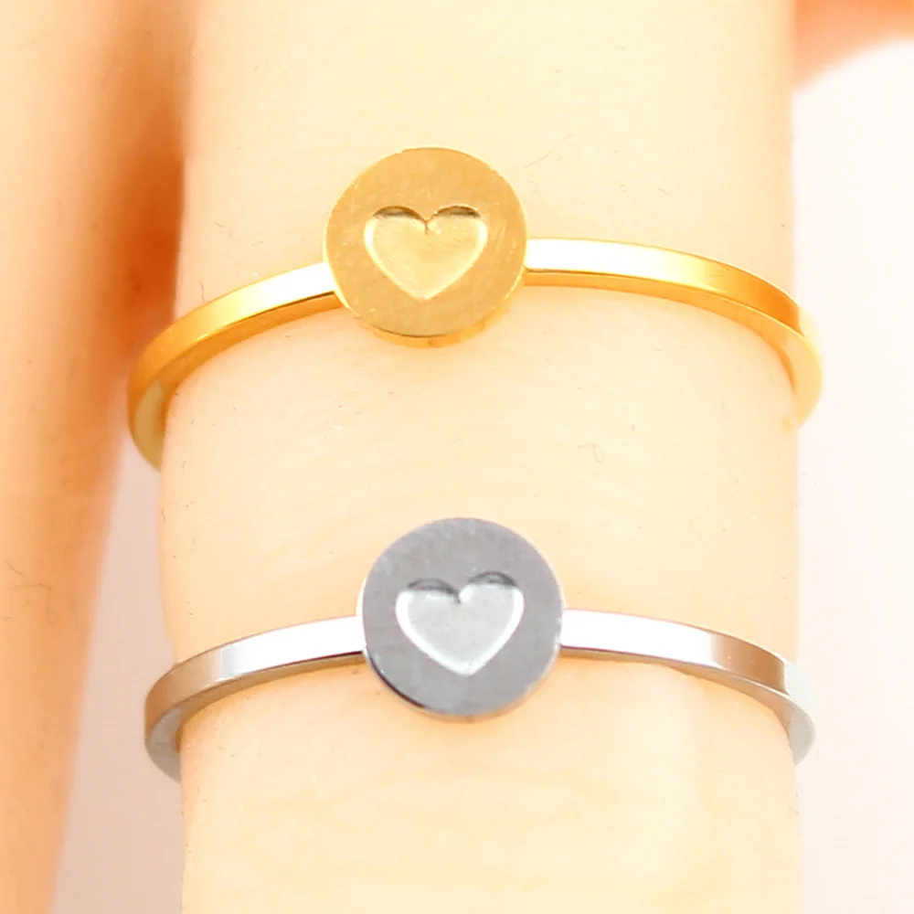 heart1 Кольцо constella из нержавеющей стали, кольца для мужчин и женщин, серебряное Золотое кольцо на палец, созвездия, пара женских украшений для девушек - Цвет основного камня: heart1