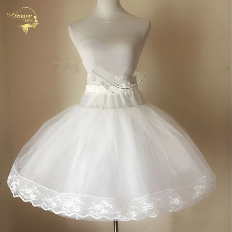 Короткая юбка трапециевидной формы кринолин подъюбник для свадебного платья