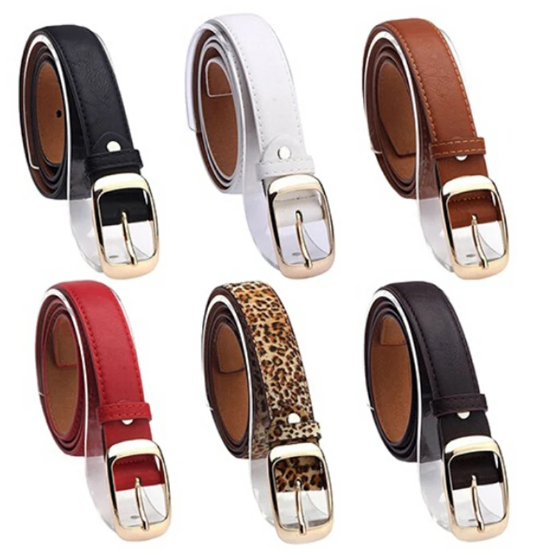 Ремень Леопардовый женский с металлической пряжкой широкий кожаный пояс в стиле