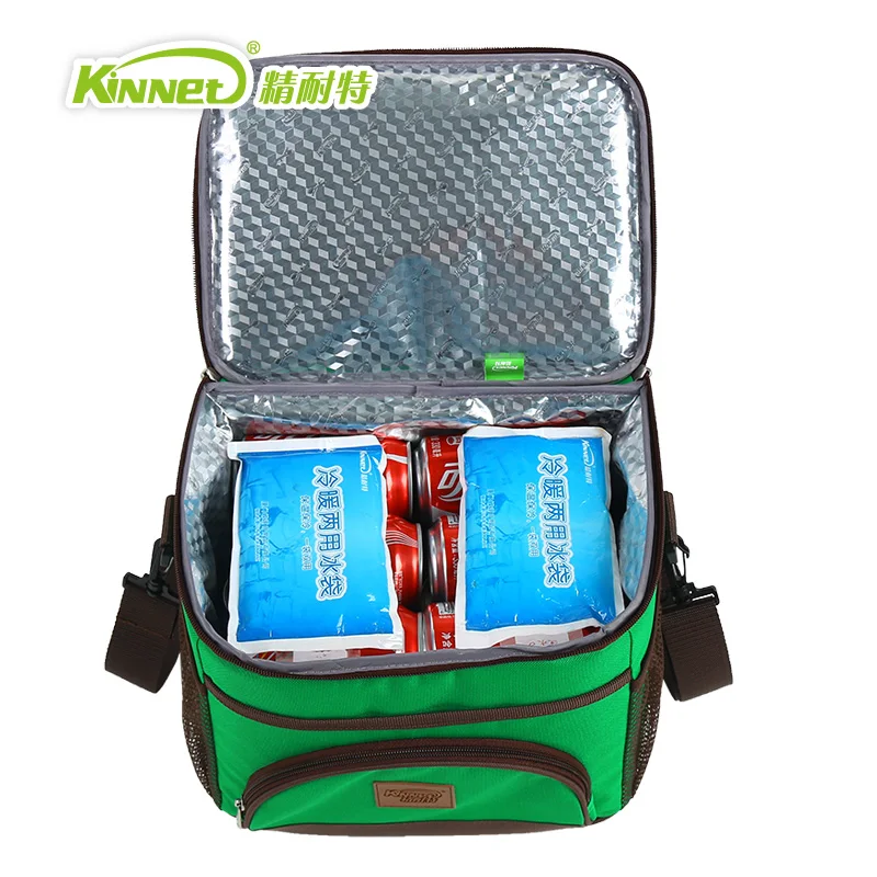 KinNet сумка холодильник утолщенная теплоизоляционная ткань оксфорд алюминиевая