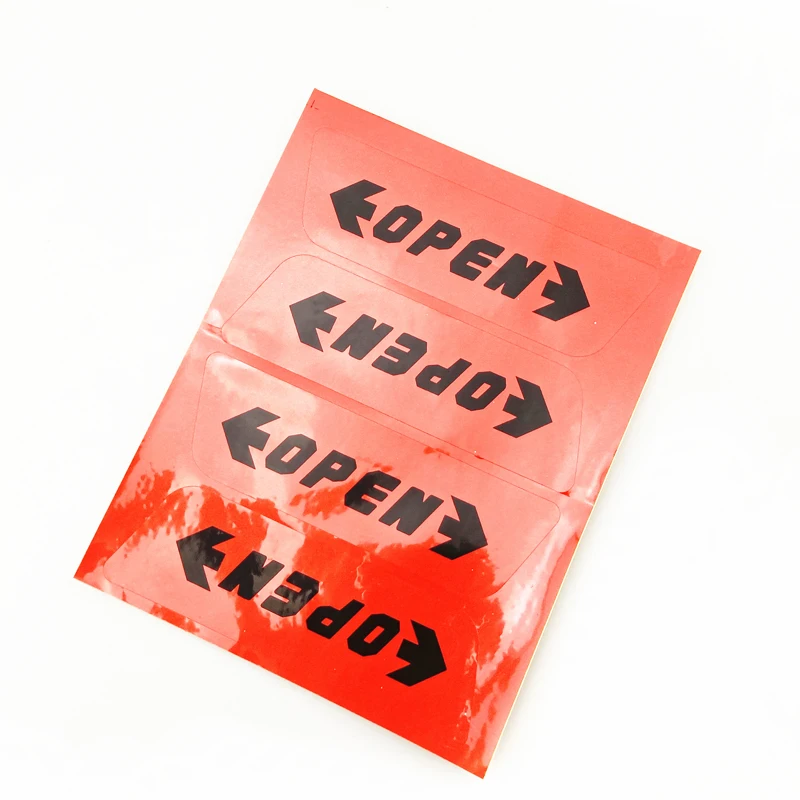 1 комплект автомобильных наклеек светоотражающие предупреждающие наклейки для