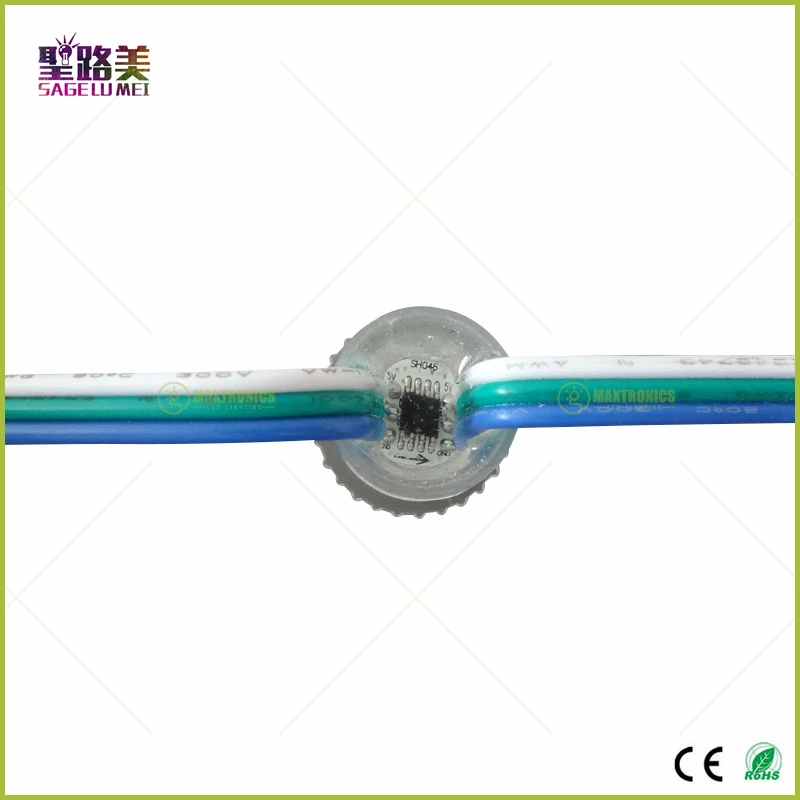 DC5V 16 мм диаметр 1 светодиодный WS2811 IC строковый модуль пикселей цифровой