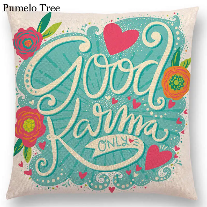 Горячая Распродажа декоративные буквенные листочки с цветами забавные слова