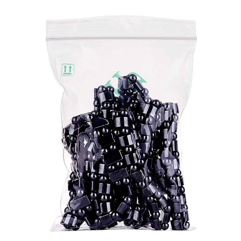 

Pandahall 10pcs Magnetic Synthetic Hematite Bracelet Black Women Men Health Care Magnetic Hematite Stretch Bracelets